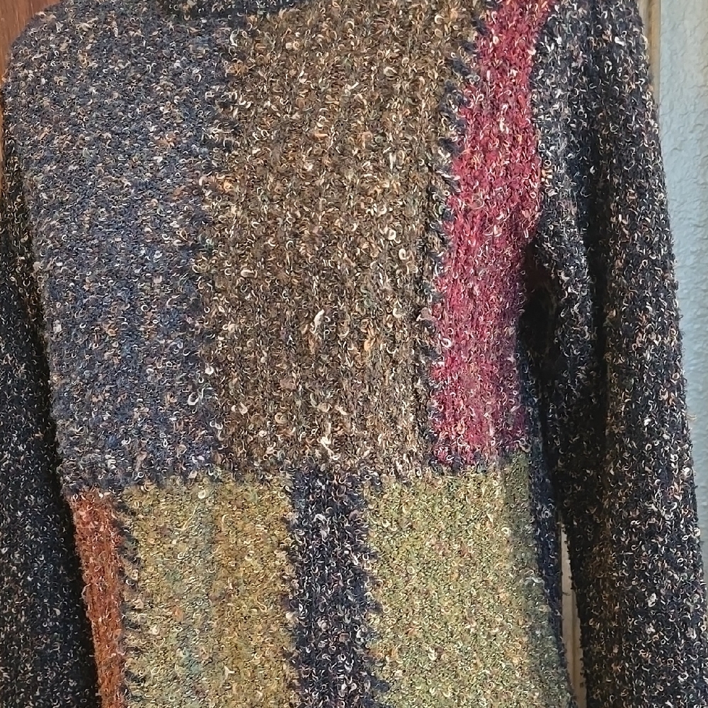 Colorful Patchwork Sweater - Picture 3 of 6